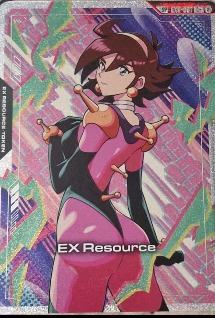 Carefully packed trading cards