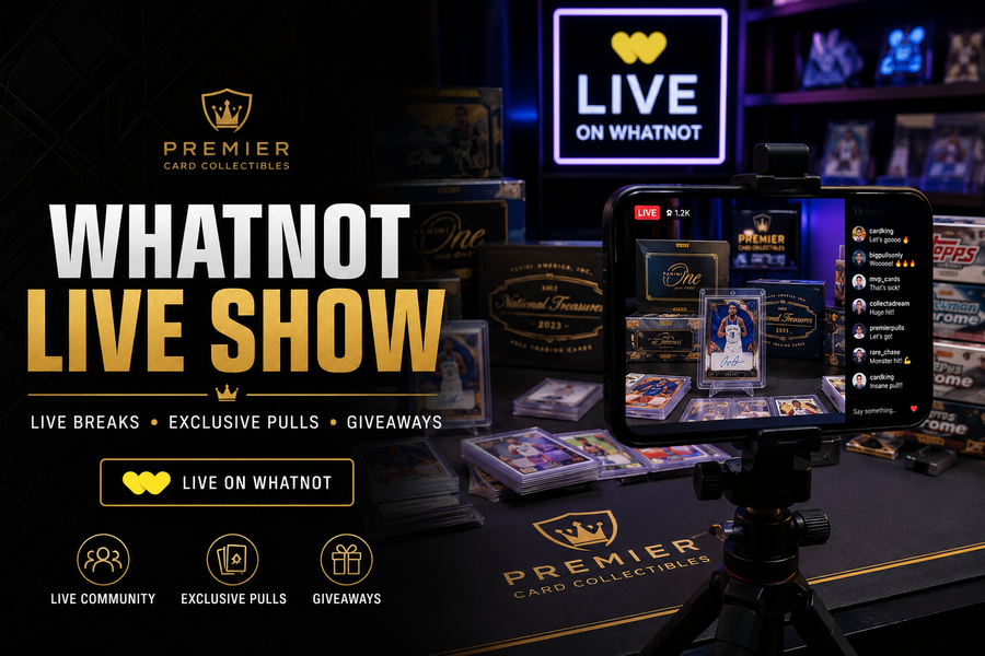 Upcoming Whatnot Live Show