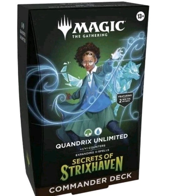 Magic The Gathering Secrets of Strixhaven Commander Deck - Quandrix Unlimited