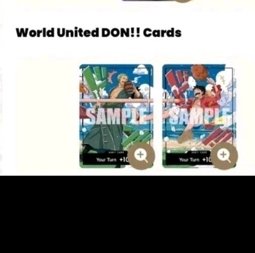 Op17 Prerelease 4th Anniversary Promo Card Set Of 2 Luffy & Zoro Dons