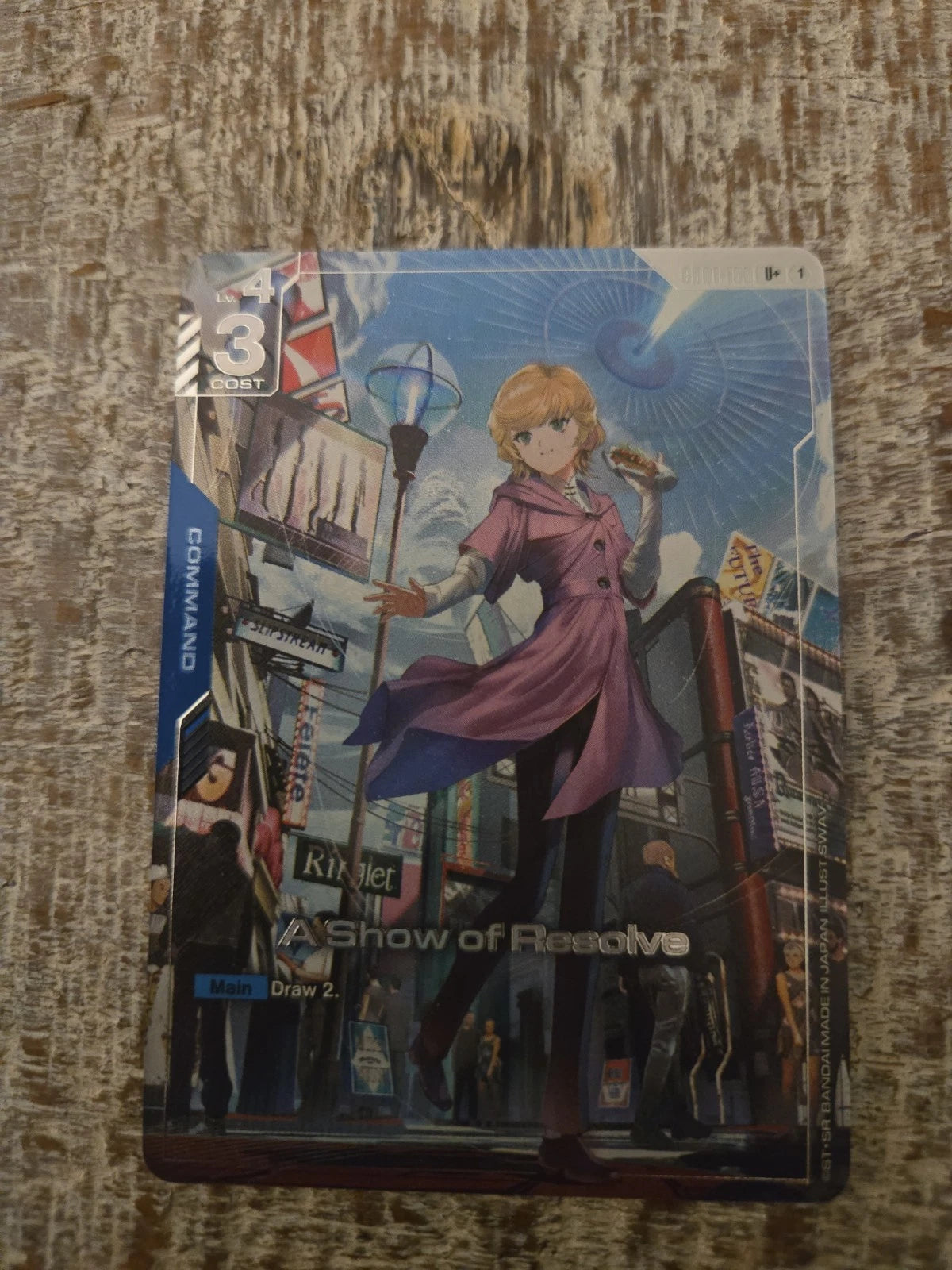 Gundam Card Game - GD01-100 - A Show of Resolve - U+